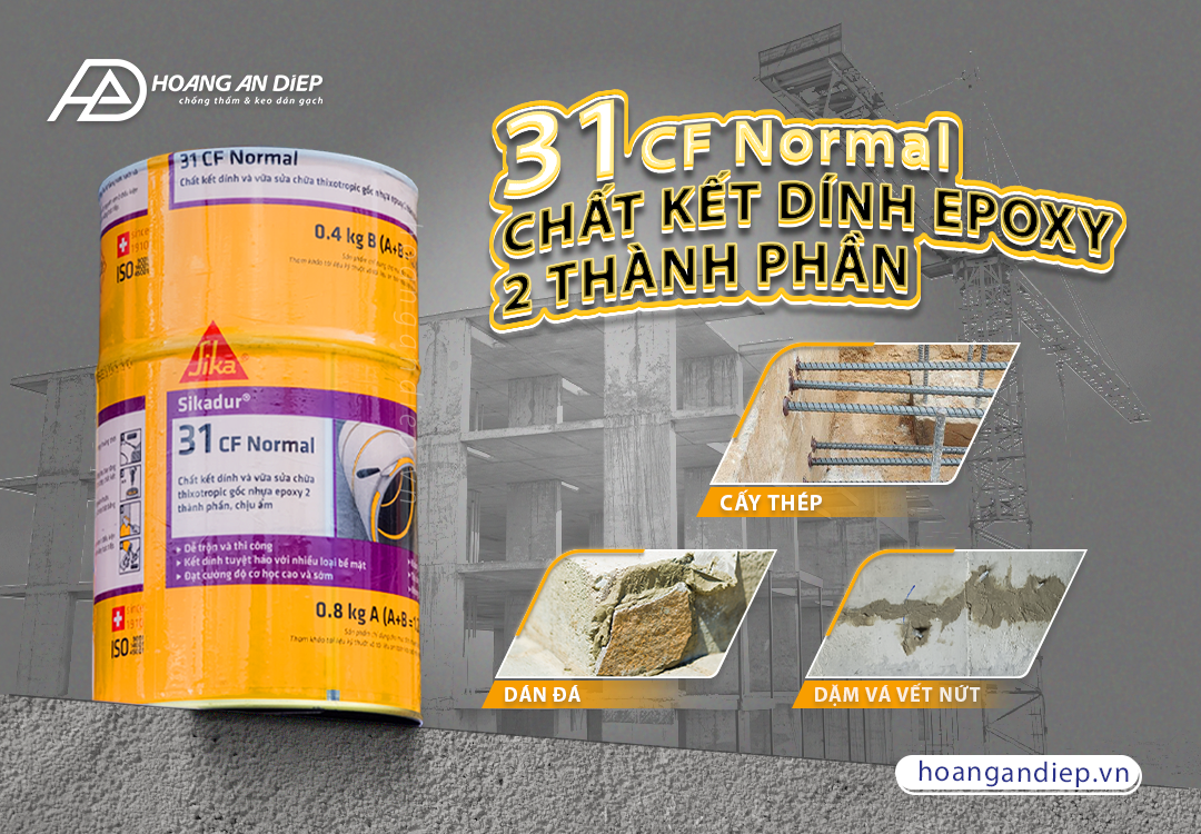 Sikadur®-31 CF Normal – Keo Epoxy Hai Thành Phần Kết Dính Đa Vật Liệu