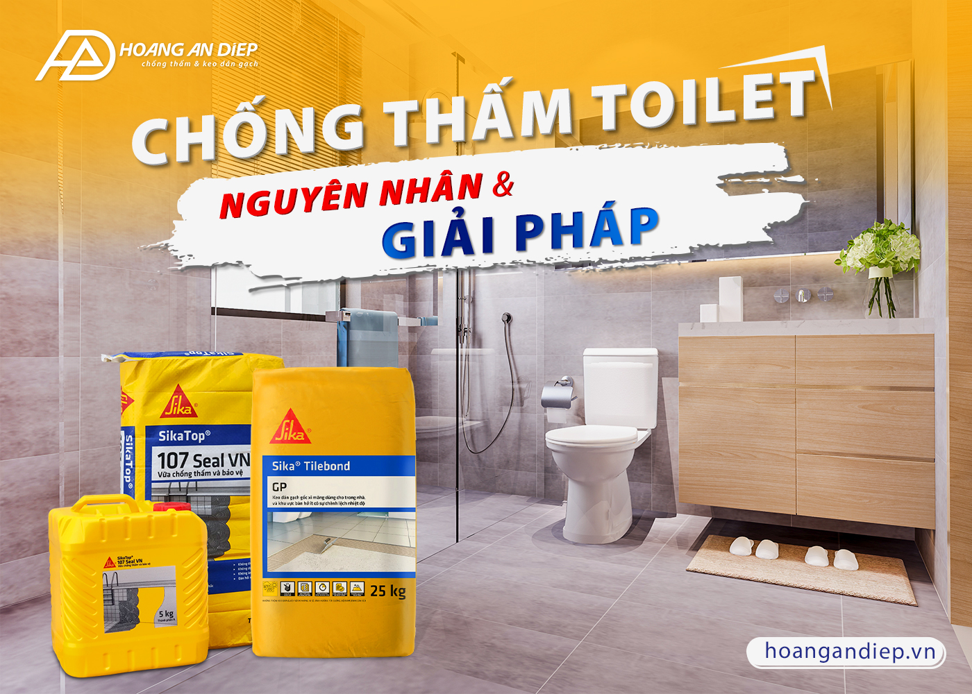 Chống thấm nhà vệ sinh – nguyên nhân và những vấn đề cần lưu ý